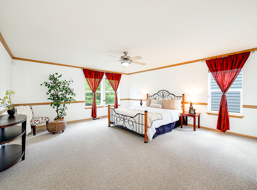 Redmond real estate photography bedroom
