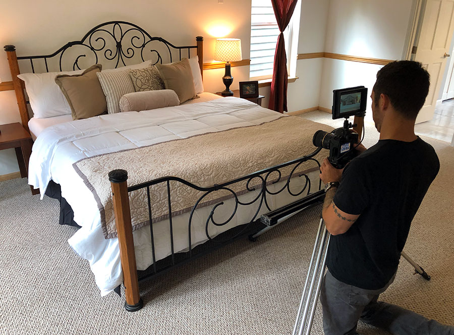Seattle home listing video bedroom
