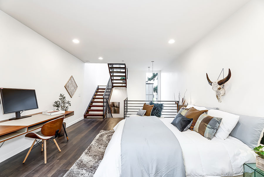 Seattle real estate marketing master bedroom