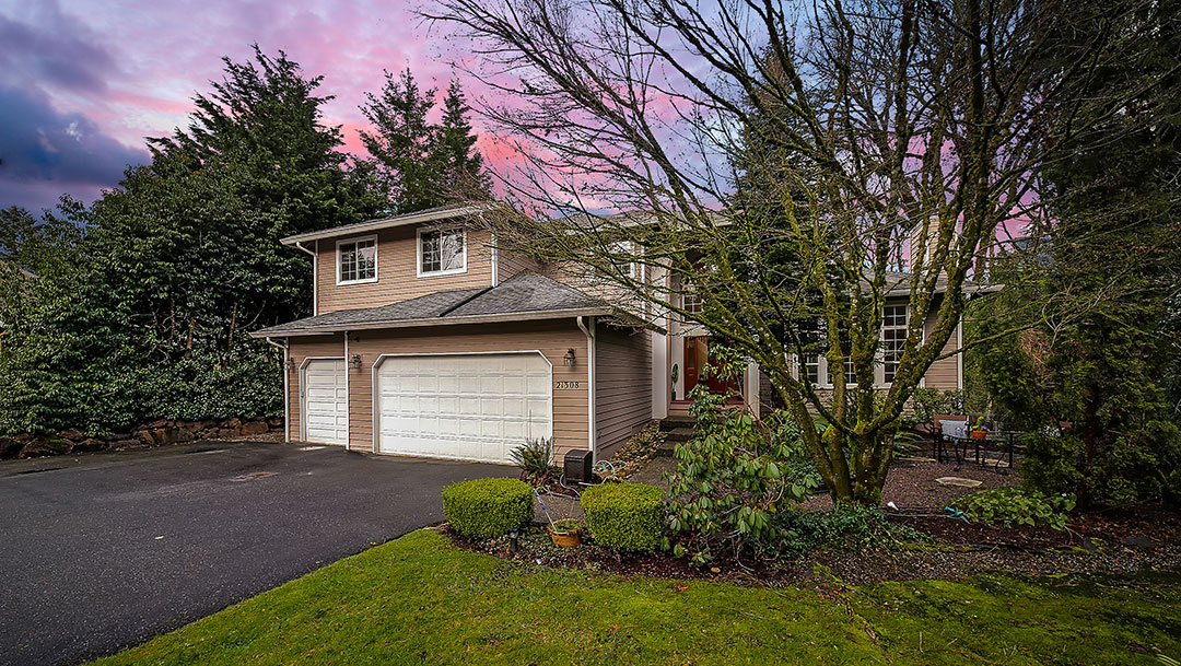 Woodinville real estate photography twilight
