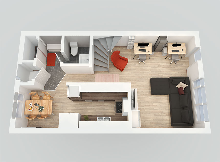 3D floor plans real estate
