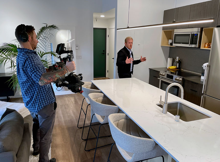 Trinity Real Estate personal brand video shoot Seattle